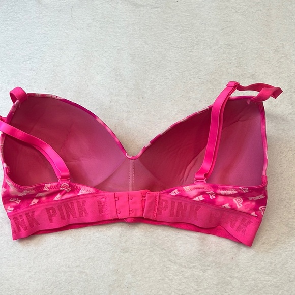PINK Victoria’s Secret Pink Tye Dye Lightly Padded Bra. Size 34D. EUC - Picture 2 of 3